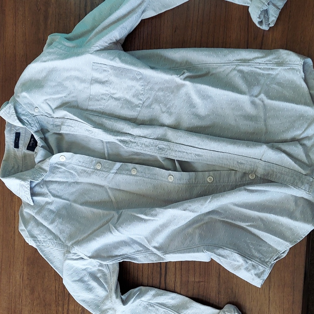 Mens Slim Fit J Crew Button Up